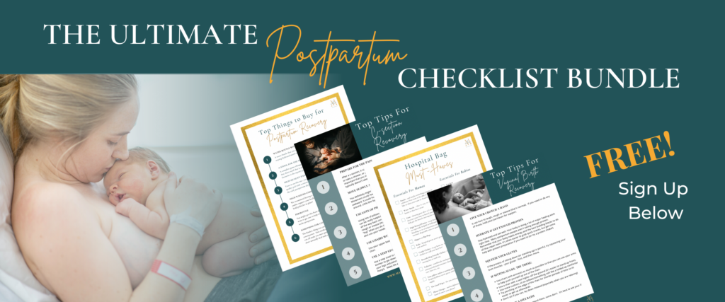 4 Free checklists to help you prepare for postpartum